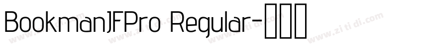 BookmanJFPro Regular字体转换
